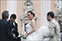 bride at a wedding in rome, italy