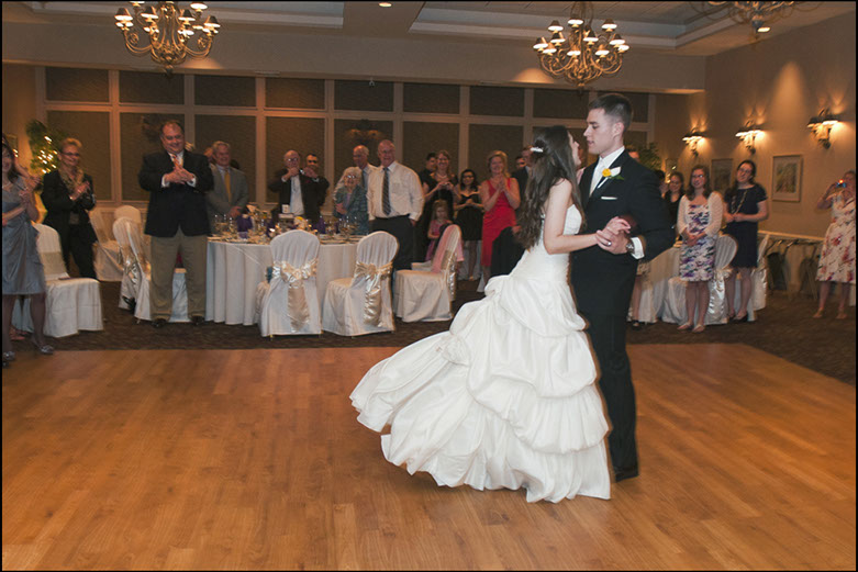Bride and groom at their wedding, Villanova, Pennsylvania, Wedding Photography, Linda Johnson Photography, Linda Johnson Photographs.