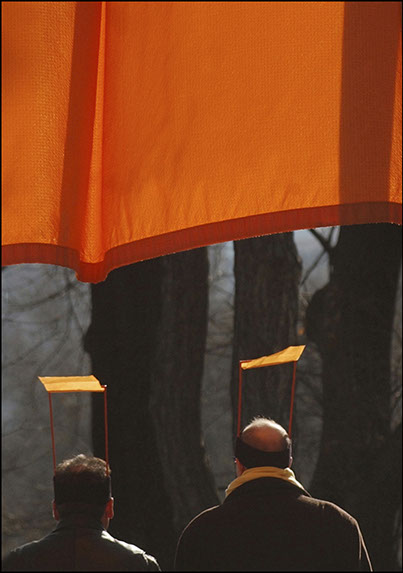 The Gates, Central Park, New York City, Christo and Jean-Claude, Installation art, Linda Johnson Photography, Linda Johnson Photographs.