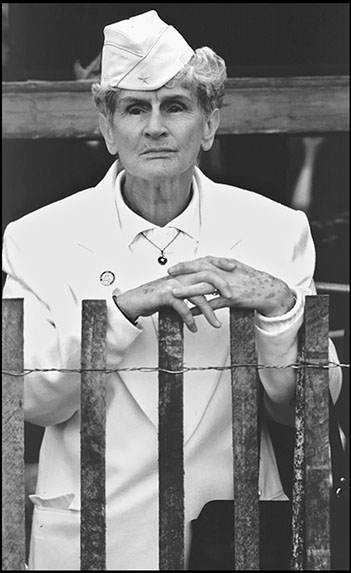 Gold Star Mother at dedication of Women's Vietnam Memorial, Washington, D.C. Linda Johnson Photography, Linda Johnson Photographs.