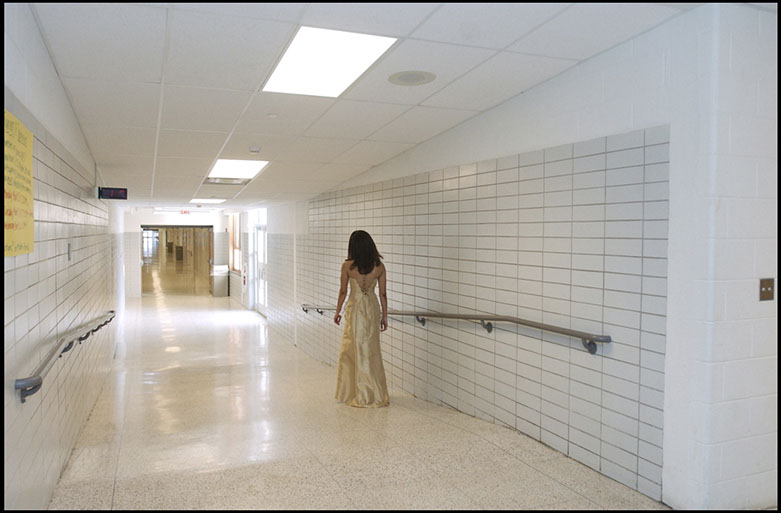 Teenaged contestant at Miss Teen Pennsylvania Contest, Chester County, Pennsylvania. Linda Johnson Photography, Linda Johnson Photographs.