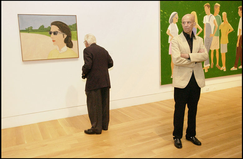 photo Alex Katz Paintings Pennsylvania Academy of the Fine Arts, Philadelphia, Linda Johnson Photography, Linda Johnson Photographs