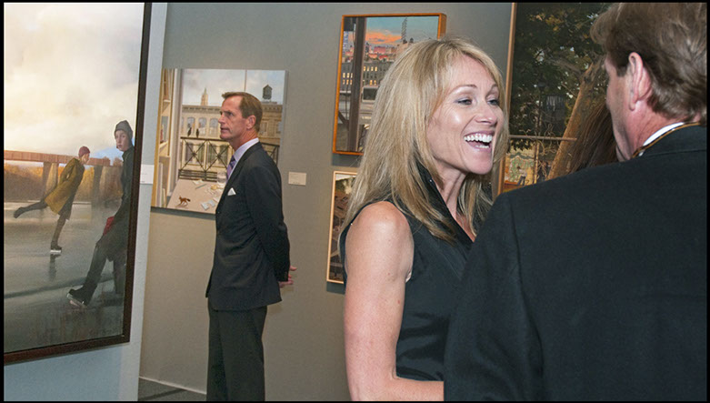 photo of an exhibition at The Pennsylvania Academy of the Fine Arts, Philadelphia, Linda Johnson Photography, Linda Johnson Photographs